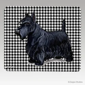 Scottish Terrier Houndstooth Mouse Pad