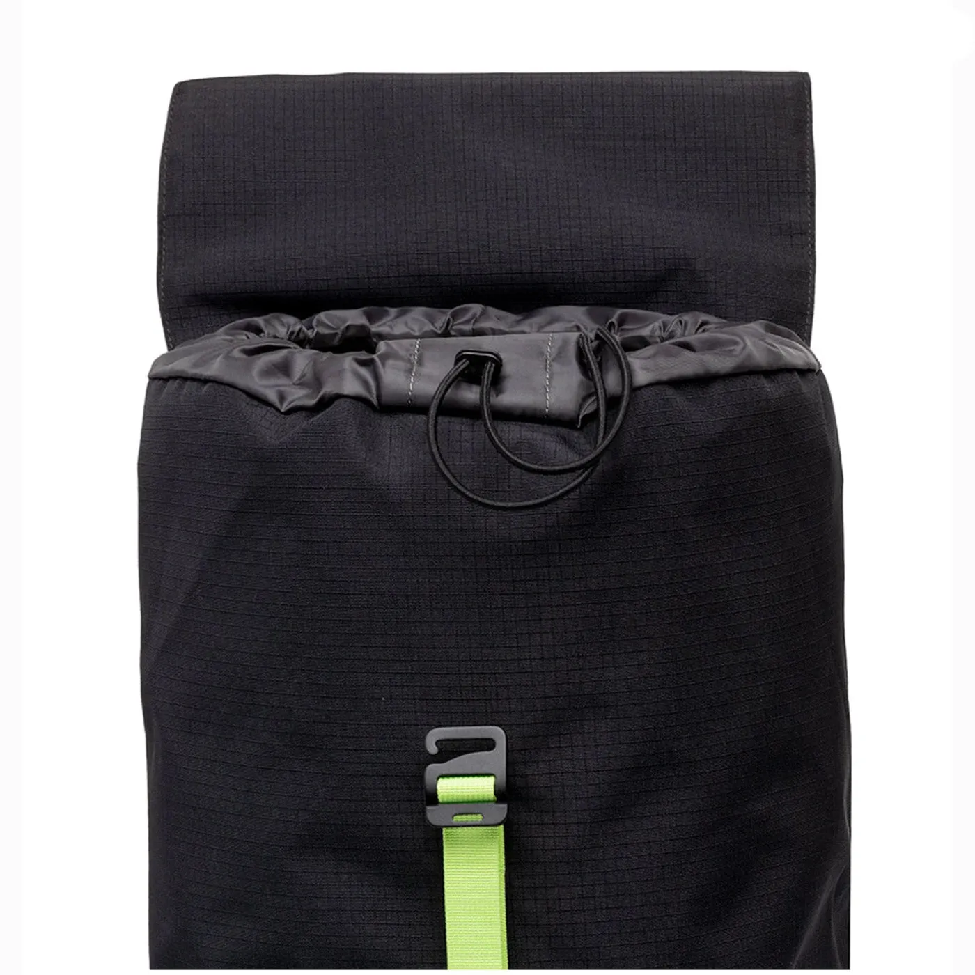 Scout Backpack / Black & Lime