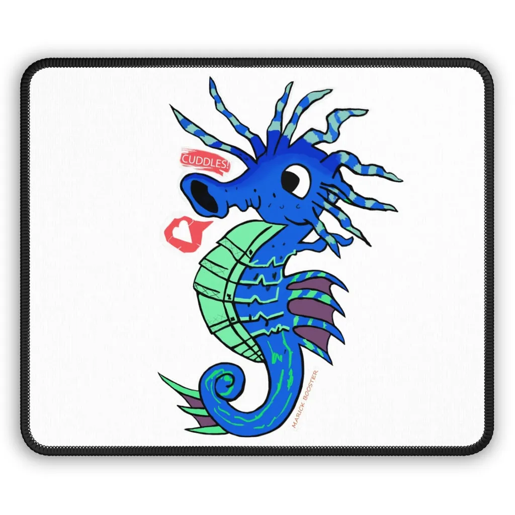 Scribblers the Seahorse Gaming Mouse Pad