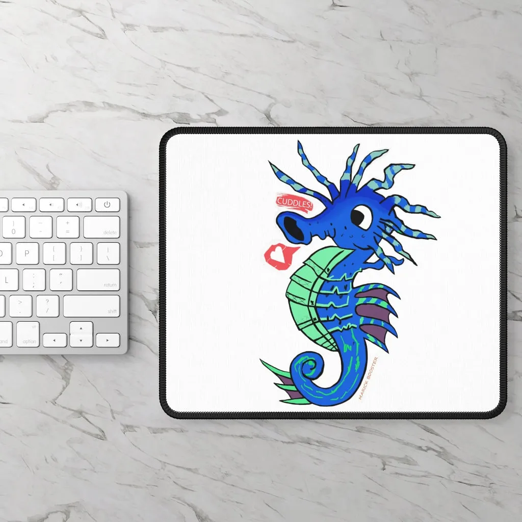 Scribblers the Seahorse Gaming Mouse Pad