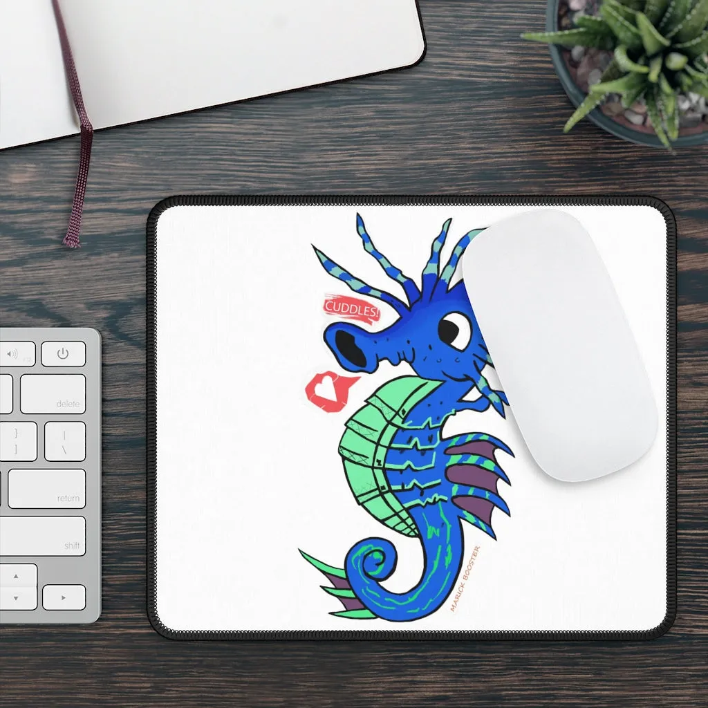 Scribblers the Seahorse Gaming Mouse Pad