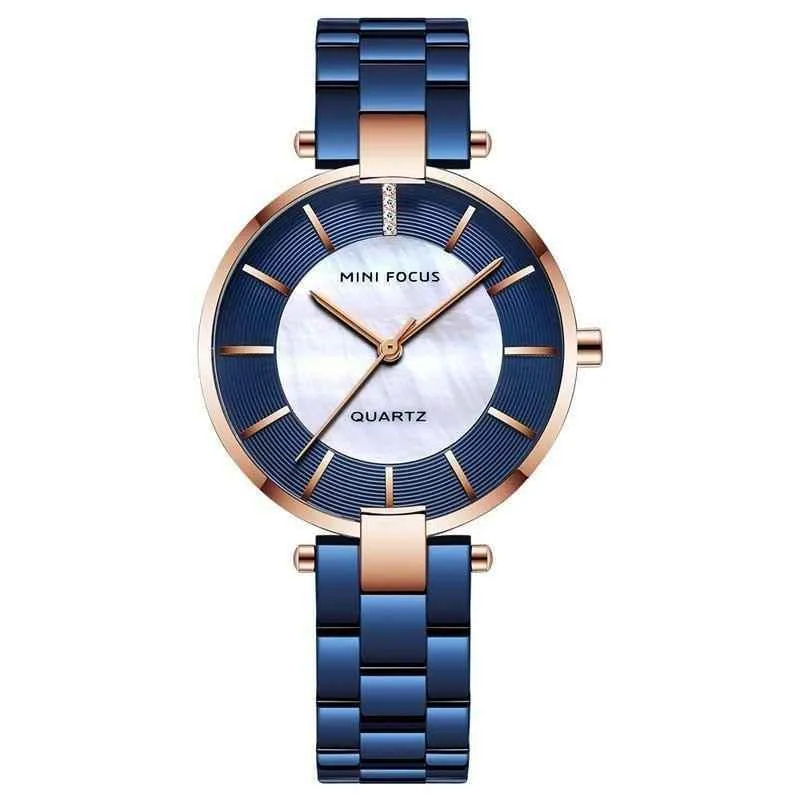 Simple Cheap Watches For Women Quartz Blue Wristwatches