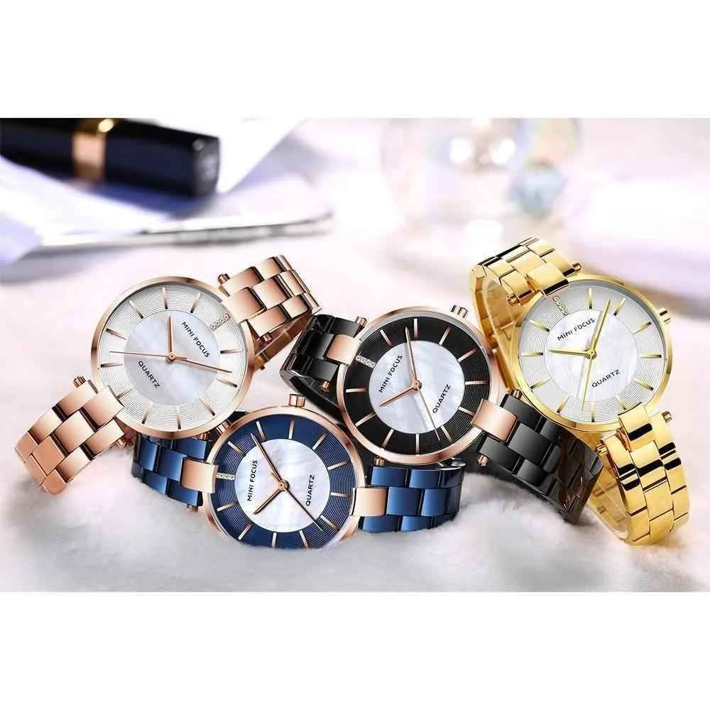 Simple Cheap Watches For Women Quartz Blue Wristwatches