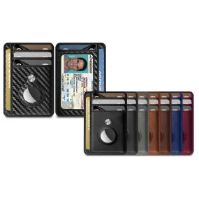 Slim Minimalist Wallet with Build-in Case Holder for AirTag