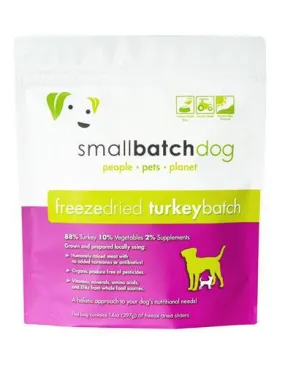 Small Batch Freeze Dried Turkey Batch Sliders Dog Food (14oz)