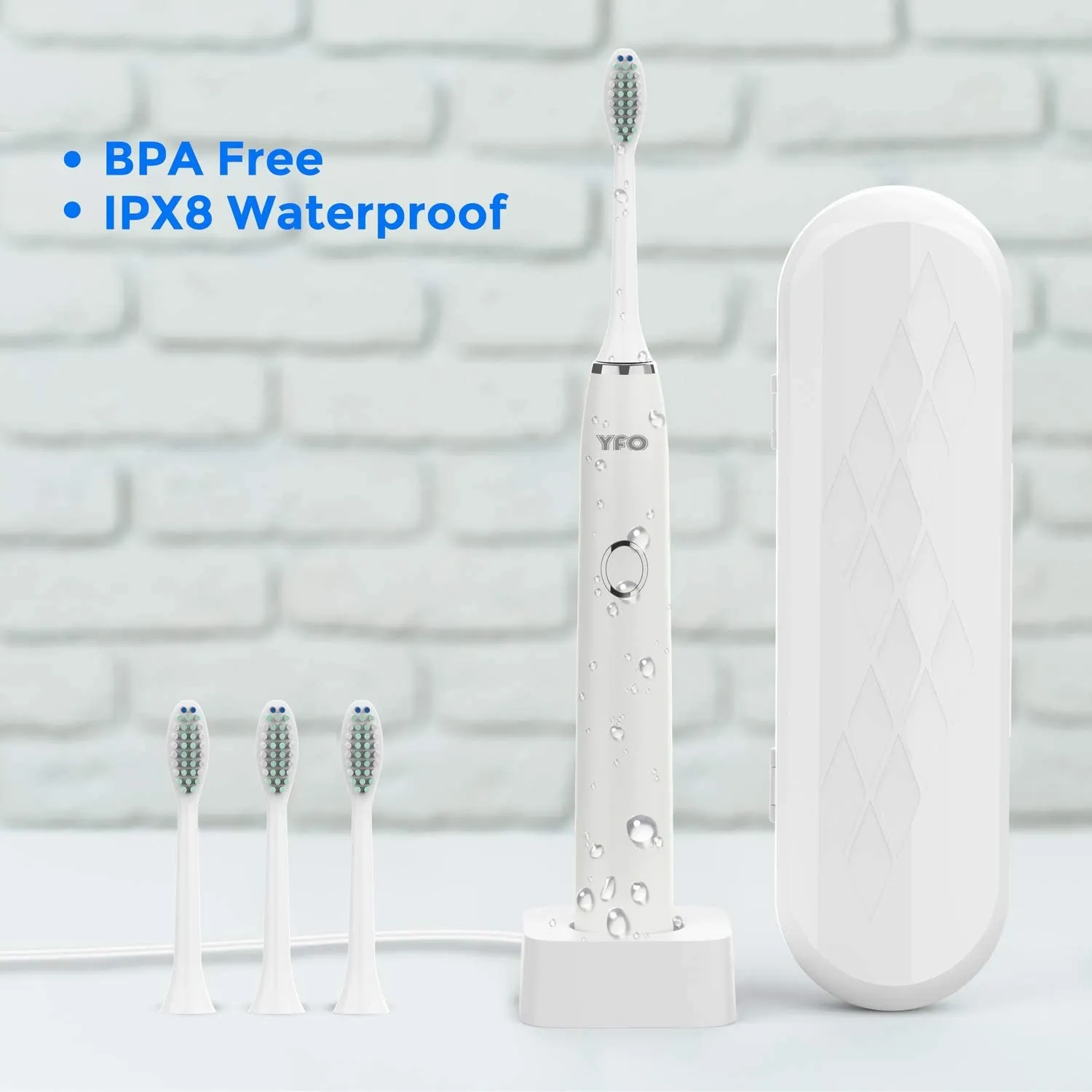 Smart Rechargeable Power Electric Toothbrush Built-in 5 Cleaning Modes X 5 Intensity