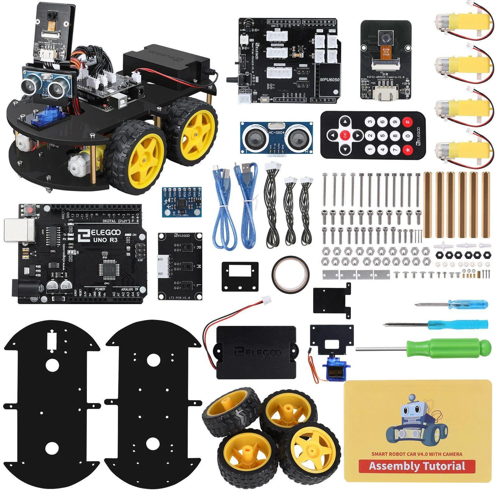 Smart Robot Car Kit V4.0 (With Camera)