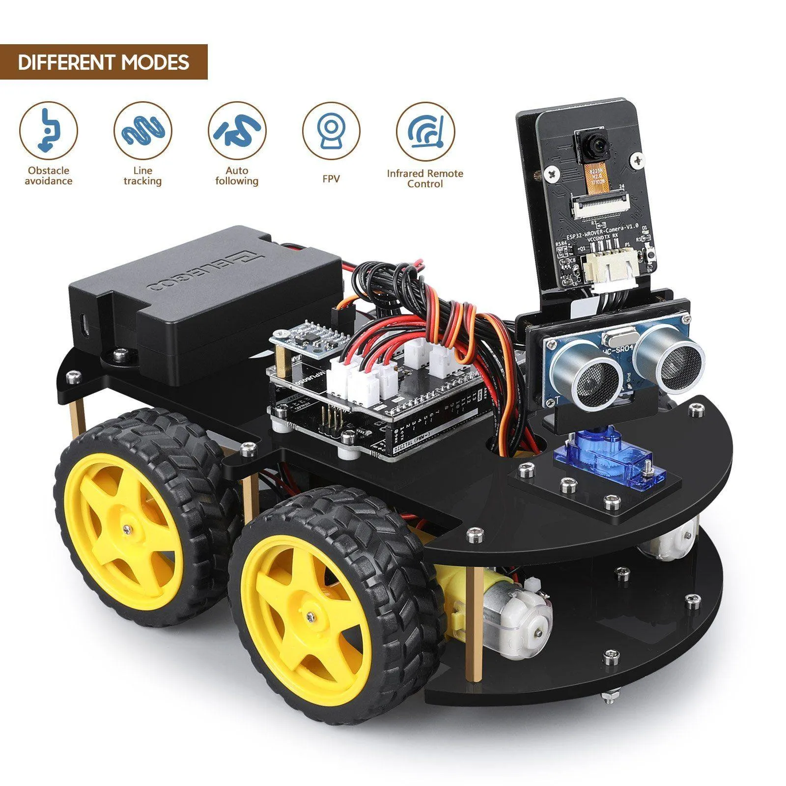 Smart Robot Car Kit V4.0 (With Camera)