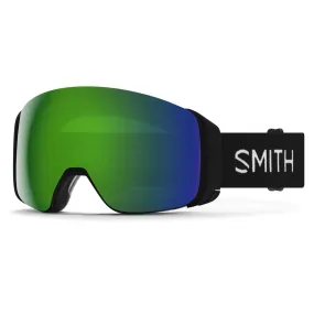 Smith 4D Mag Black Goggles | ChromaPop Sun Green Mirror 9% VLT / ChromaPop Storm Rose Flash 50% VLT