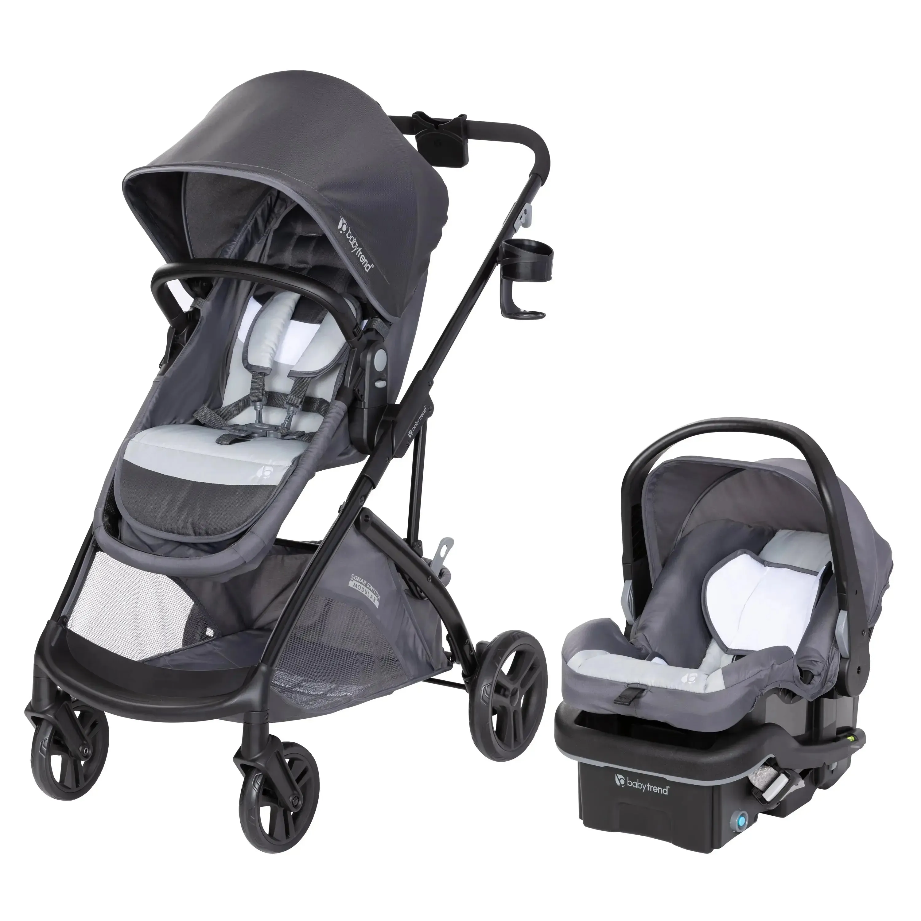 Sonar™ Switch 6-in-1 Modular Stroller Travel System with EZ-Lift™ PLUS Infant Car Seat - Desert Cloud