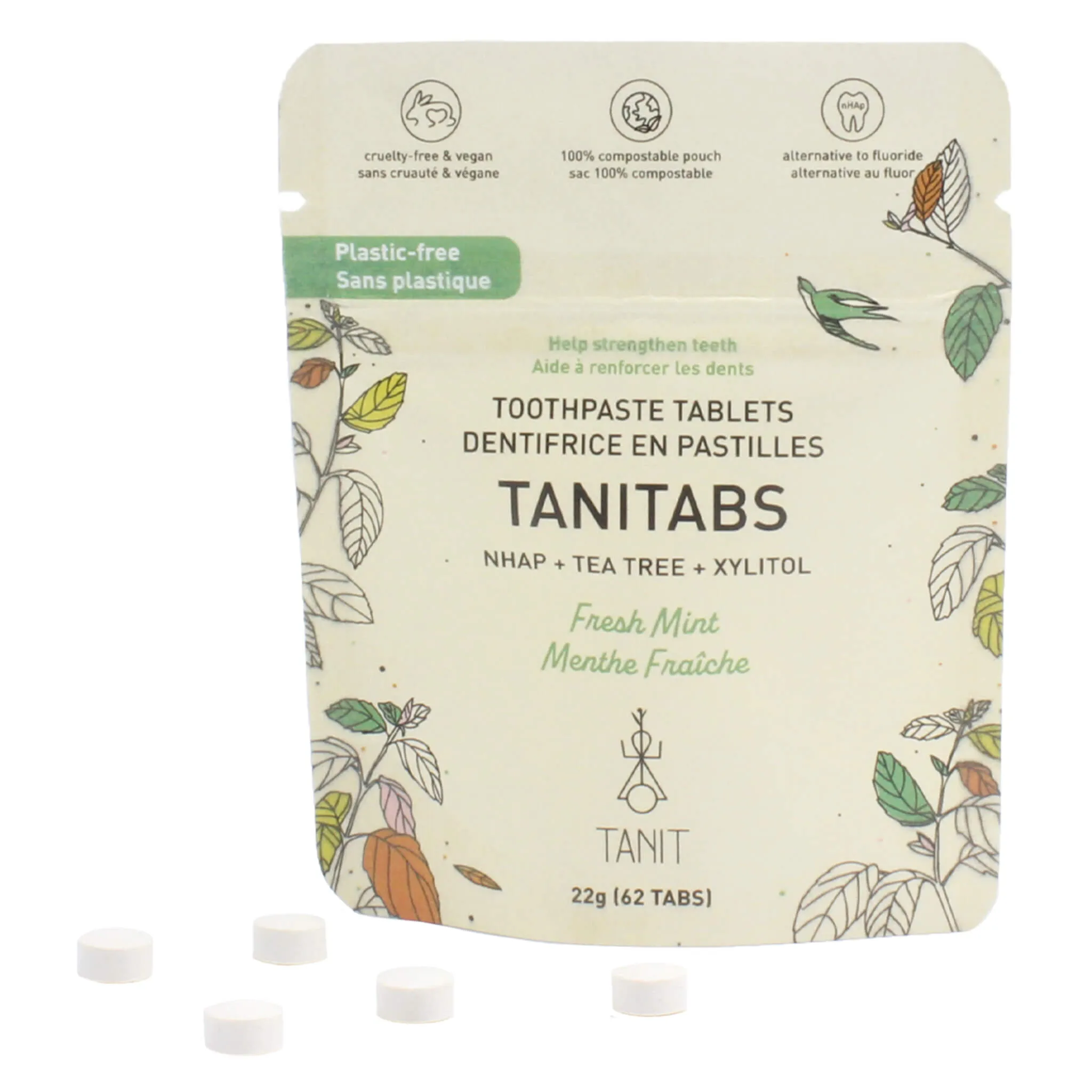 Tanitabs - Toothpaste, Fresh Mint