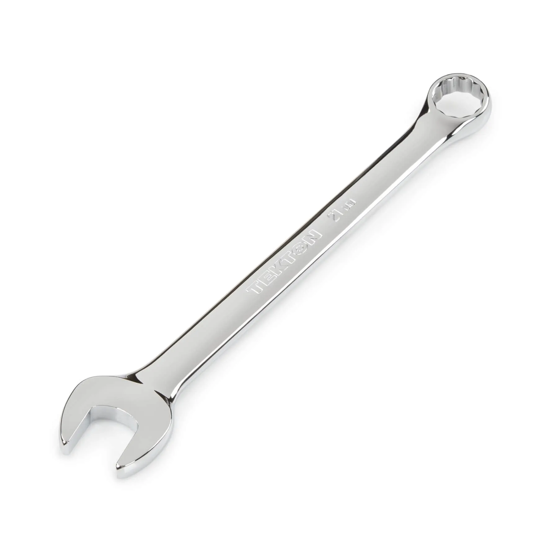 TEKTON 18292 Polished Combination Wrench, 21 mm