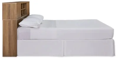 Thadamere Queen Storage Headboard Bed with 2 Nightstands