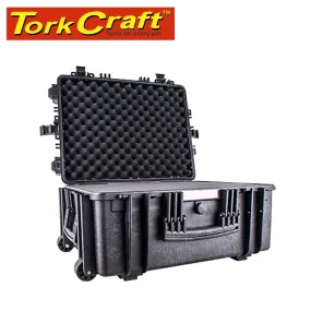 TORK CRAFT HARD CASE 630X485X310MM OD WITH FOAM BLACK WATER & DUST PROOF 544025 PLC1620