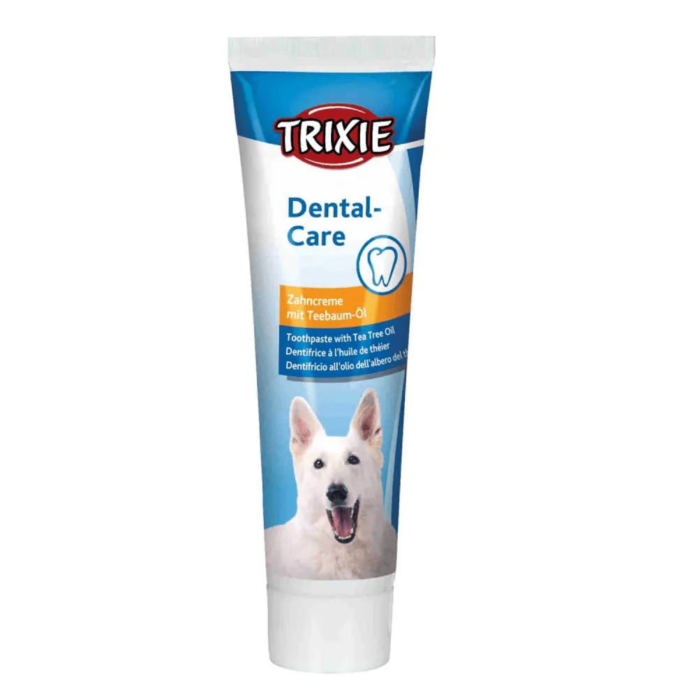 Trixie Toothpaste with Tea Tree Oil and Toothbrush for Dogs