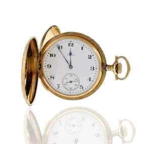 Vintage 1930's Elgin 14KT Yellow Gold Pocket Watch