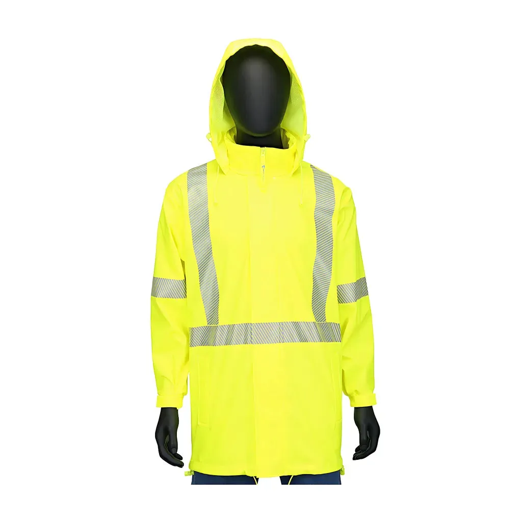 West Chester 4541J/L Type R Class 3 Waterproof Breathable Rain Jacket