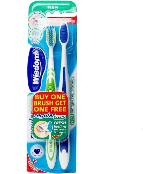 Wisdom Toothbrush Regular Fresh Firm x2