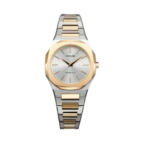 Women Ultra Thin Gold/Silver 30mm Watch