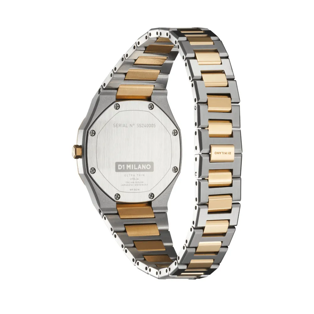 Women Ultra Thin Gold/Silver 30mm Watch