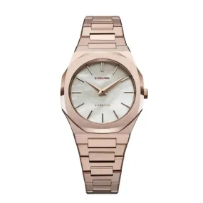 Women Ultra Thin Rose Gold 34mm Watch