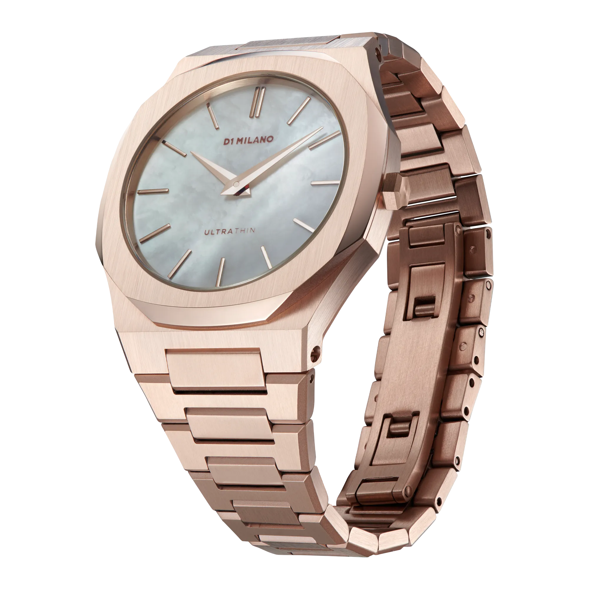 Women Ultra Thin Rose Gold 34mm Watch