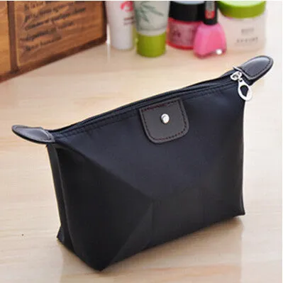 Women's cosmetic bag large capacity cosmetic case candy color nylon cosmetic box waterproof makeup case