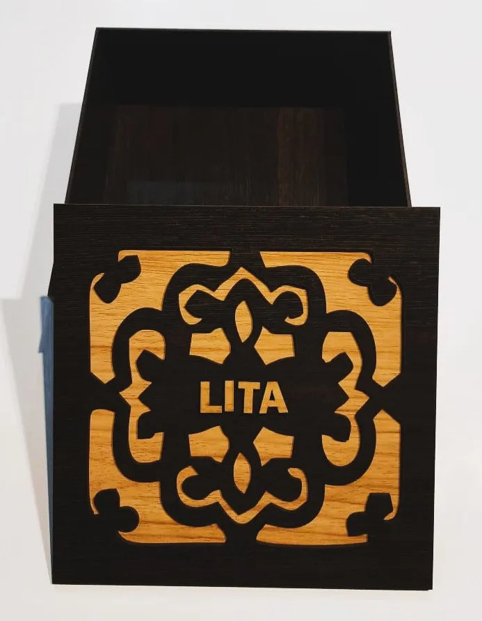 Wooden personalized decorative box