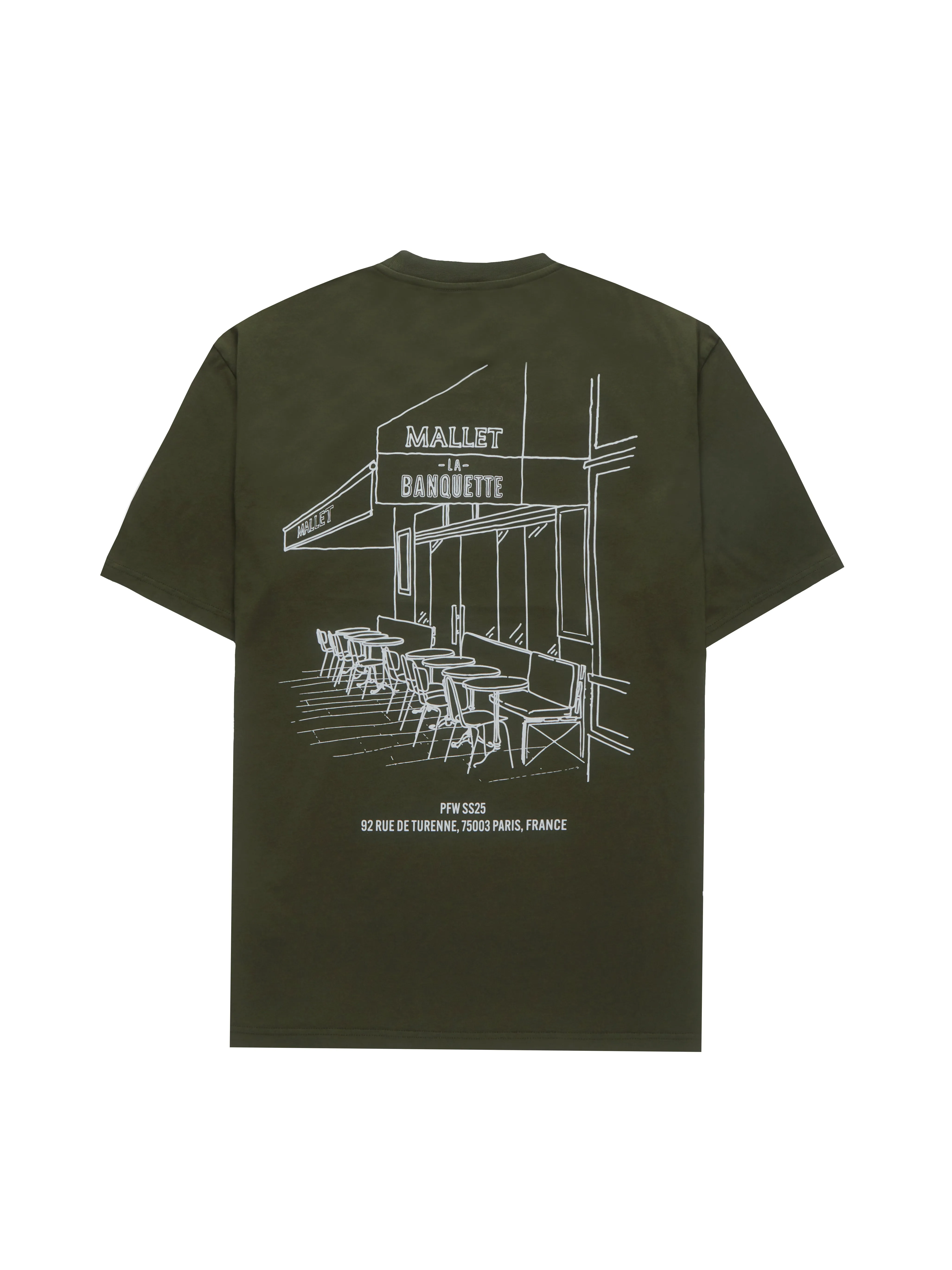 X La Banquette PFW Exclusive Khaki Tee