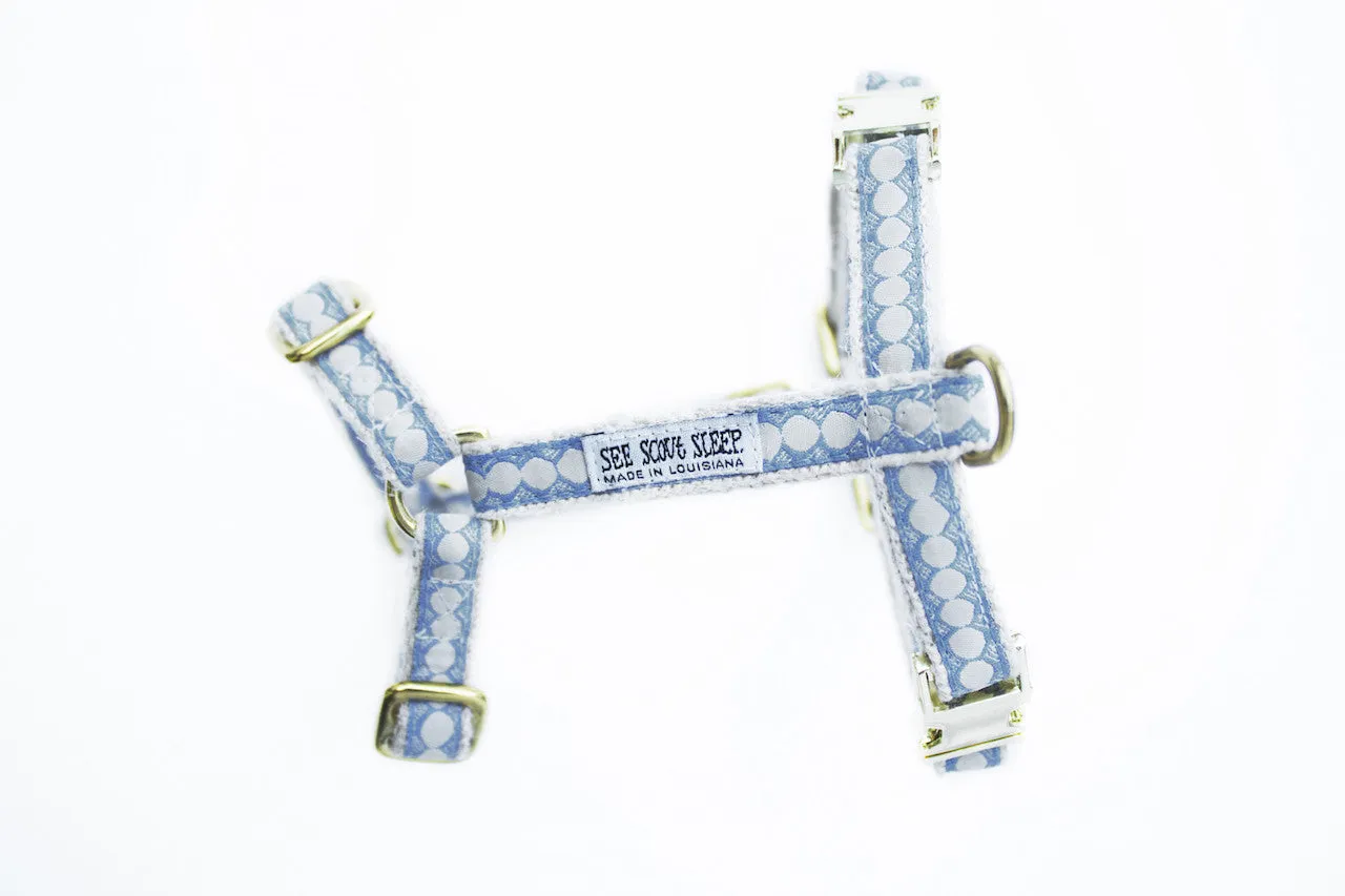 You're a Stud Harness: Lake Blue and Cream