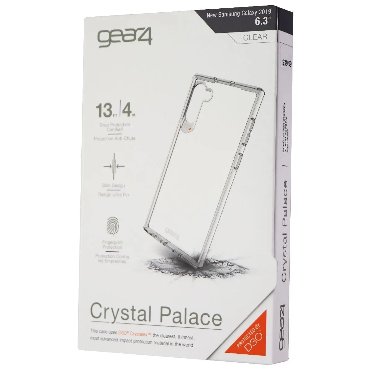 ZAGG Crystal Palace Series Case for Samsung Galaxy Note10 - Clear