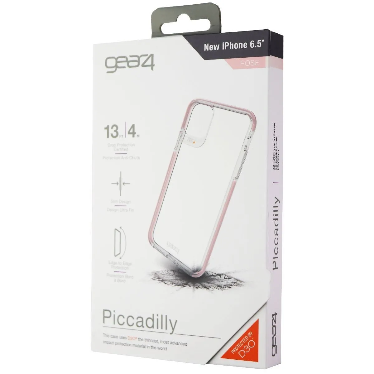 ZAGG Piccadilly Series Case for Apple iPhone 11 Pro Max (6.5-inch) - Rose Gold