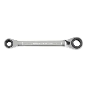 ZEBRA POWERDRIV® (12-Point) Double Box End Ratchet Wrench 4-In-1 - 10mm x 13mm   17mm x 19mm